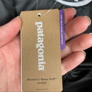 NWT Patagonia Nano Puff jacket women’s small